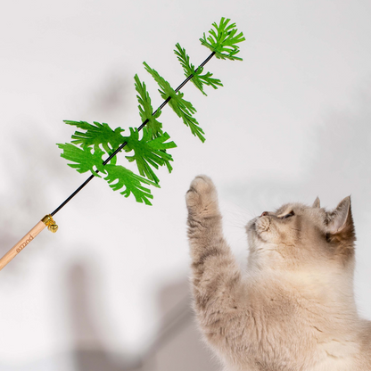 Nature-Themed Cat Teasers Wands (Set of 3)